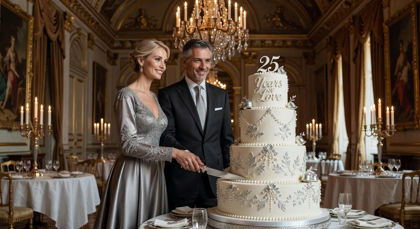 Anniversaire de mariage : les noces d'argent et autres célébrations