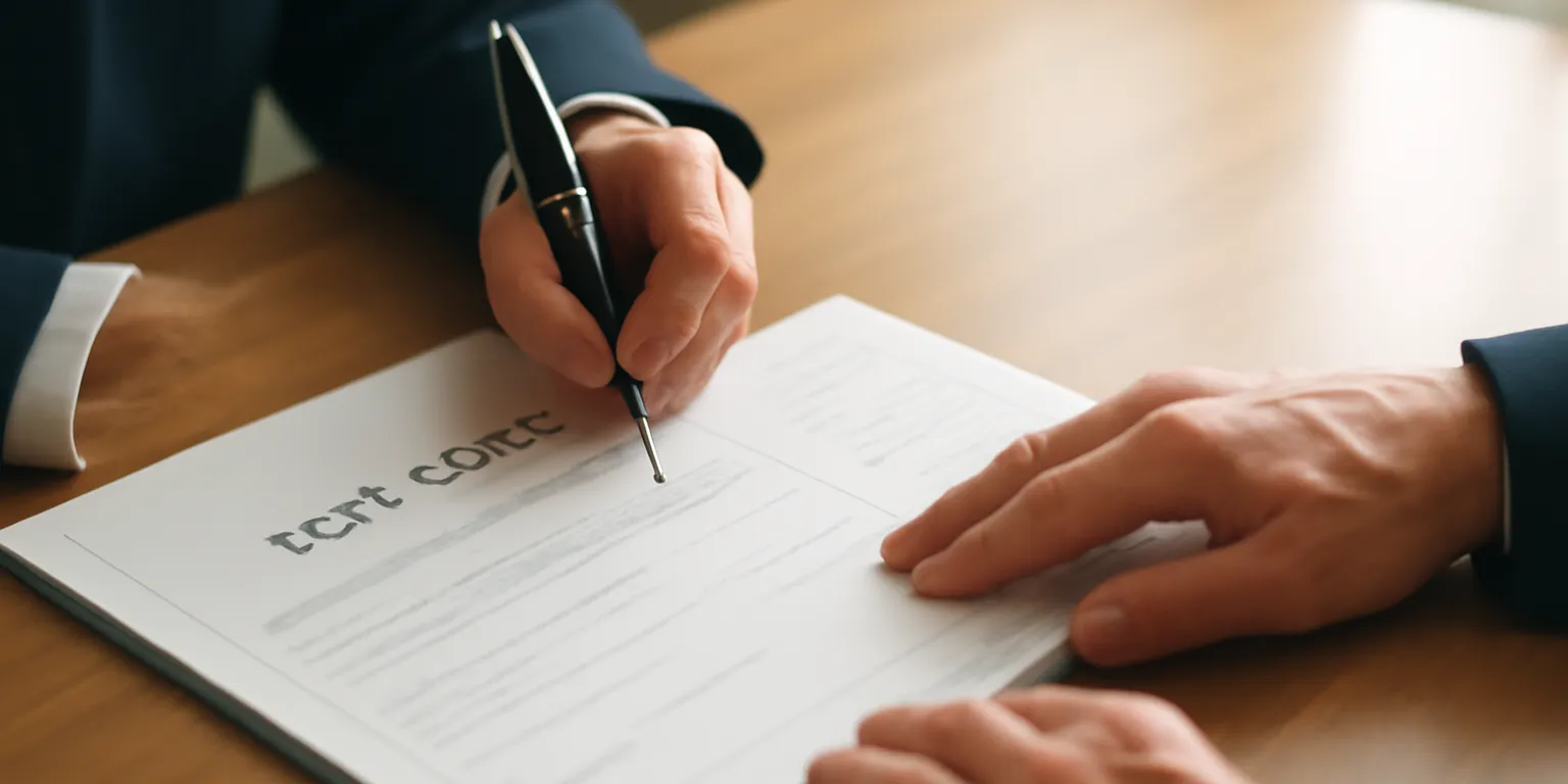 Signature d'un document officiel de PACS en France, couple franco-russe